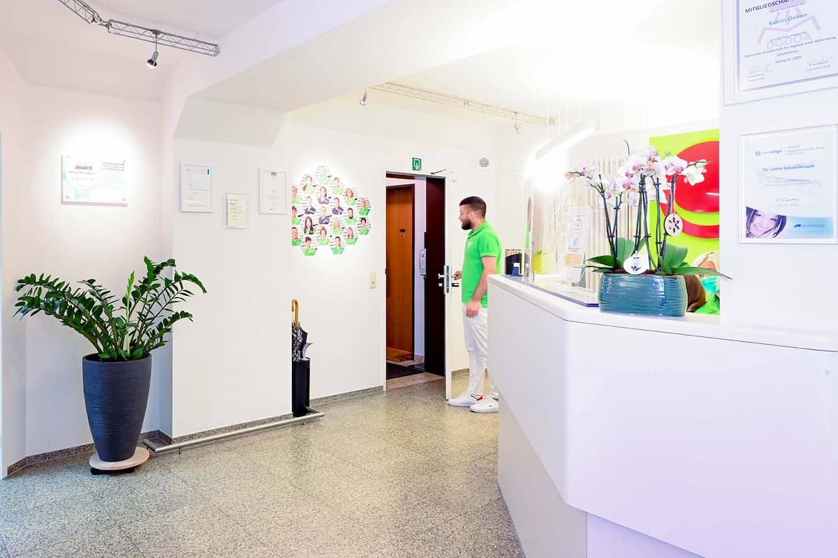 Friendly reception staff